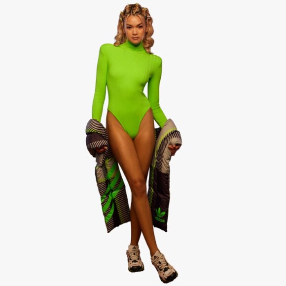 ADIDAS X IVY PARK TURTLENECK RIB KNIT BODYSUIT - Picture 14 of 16